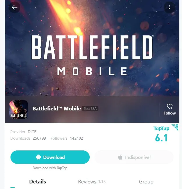 battlefield mobile web