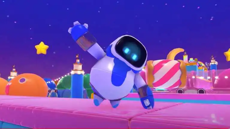 Astro Bot em Fall Guy no dia 8 de março