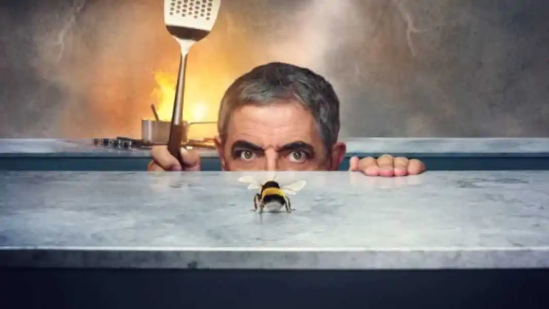homem x abelha Rowan Atkinson netflix trailer