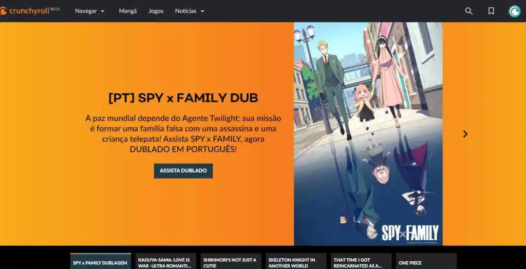 novo layout crunchyroll animes