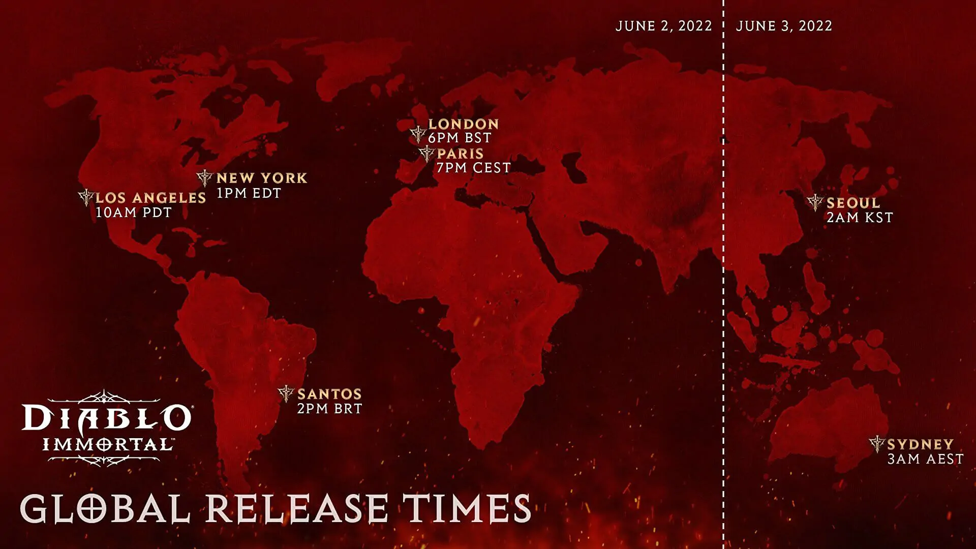 Diablo Immortal: Data de lançamento, horário de lançamento no PC 1 diablo immortal release grafico horario