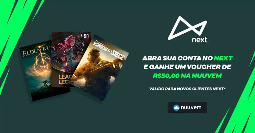 Nuuvem e Next fecham parceria para Voucher de R$ 50,00