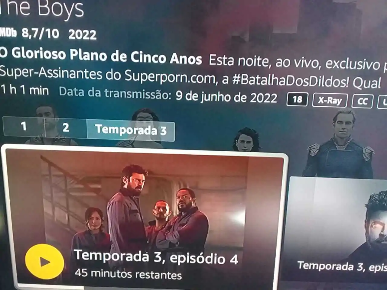 The Boys: Episódio 3x04, bug faz episódio não ser liberado no site.