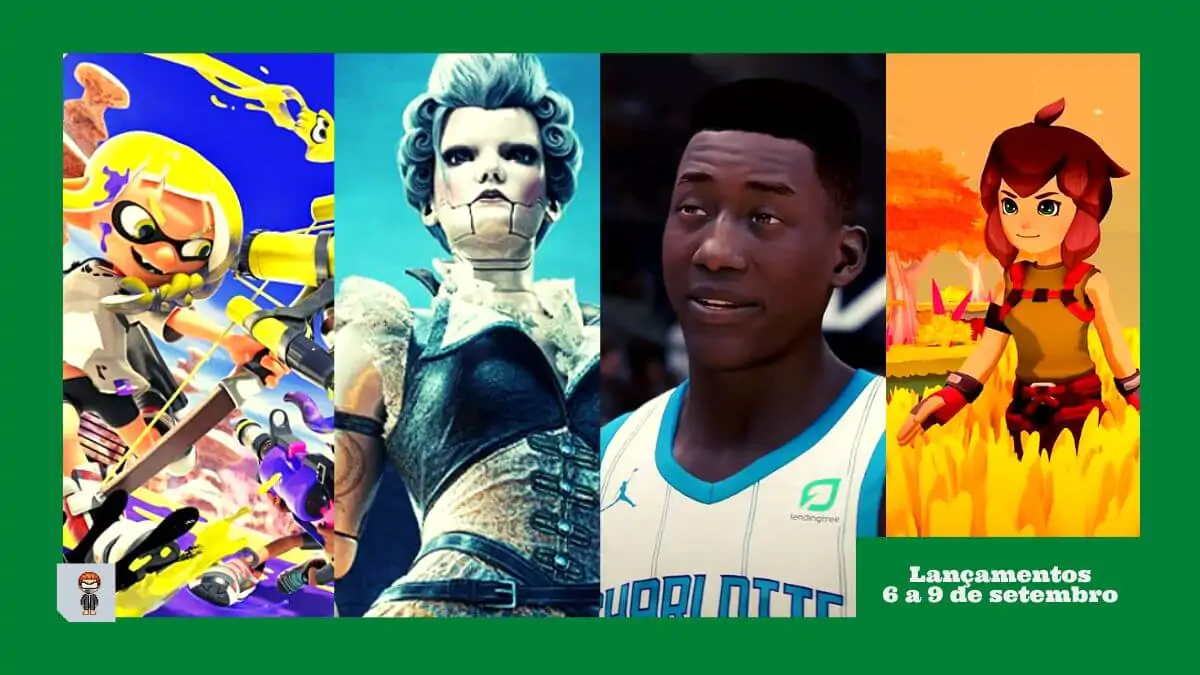 Lançamentos de Games: traz NBA 2K23, Splatoon 3, Steelrising e mas