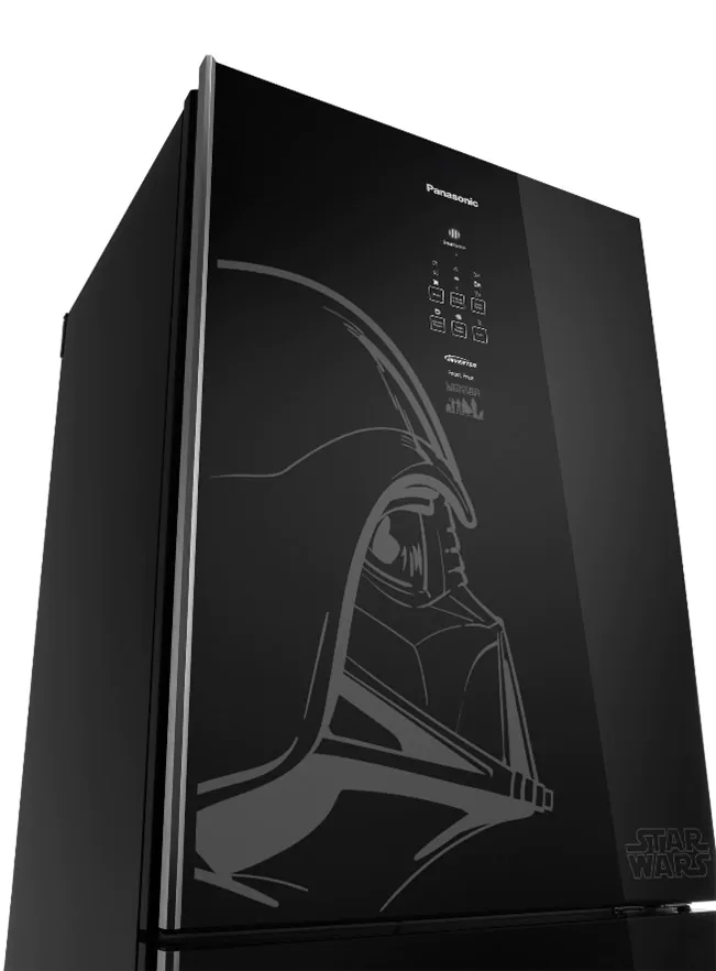 star wars geladeira darth vade panasonic