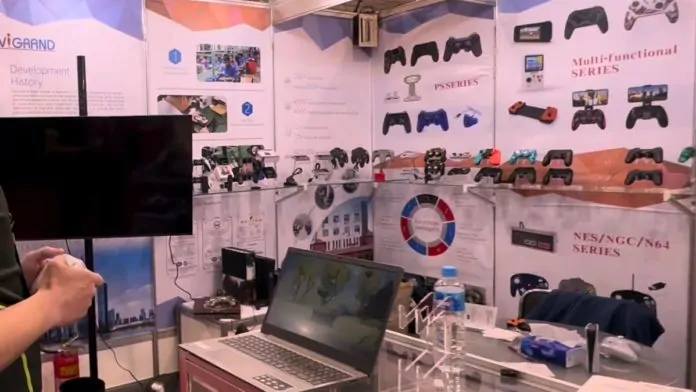 Vigrand fabricante chinesa de itens games trouxe seus produtos no Eletrolar Show 2023