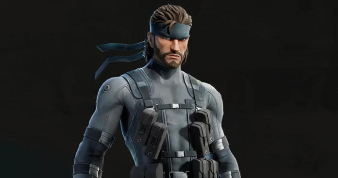 Passe de batalha atualização v28, tem o crossover com Metal Gear Solid em Fortnite