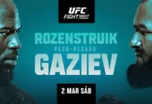 Shamil Gaziev vs Jairzinho Rozenstruik no UFC Fight Night, veja onde assistir ao vivo