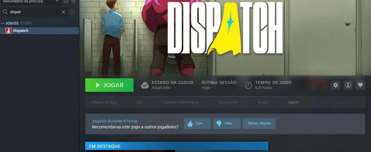 dispatch saves nuvem sync detalhes