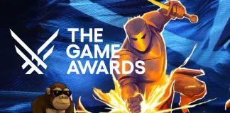 Personagem de Megabonk ao lado da marca do TGA 2025.