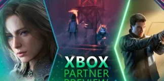 Logo do Xbox Partner Preview com destaque para a transmissão de 20 de novembro.