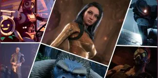 Cena com personagens e ambientes de jogos recentes que dividiram opiniões entre jogadores e crítica especializada. Nesse nosso "Os TOP 10 jogos trash"