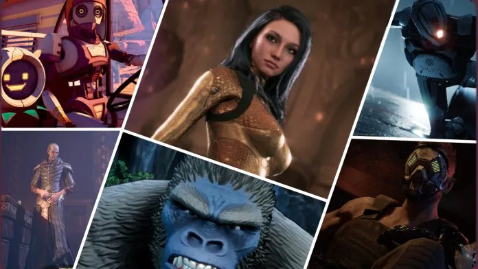 Cena com personagens e ambientes de jogos recentes que dividiram opiniões entre jogadores e crítica especializada. Nesse nosso "Os TOP 10 jogos trash"