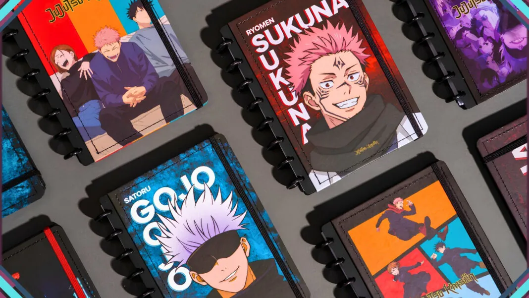 Jujutsu Kaisen inspira nova coleção de cadernos de discos da Abyara Graf